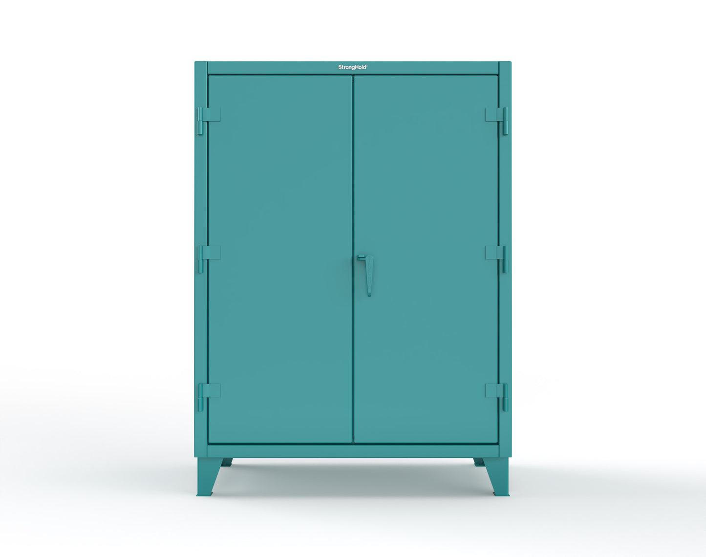 Extreme Duty 12 GA Uniform Cabinet with Hanger Rod, 1 Shelf - 48 In. W x 24 In. D x 66 In. H - 45-WR-241-5021