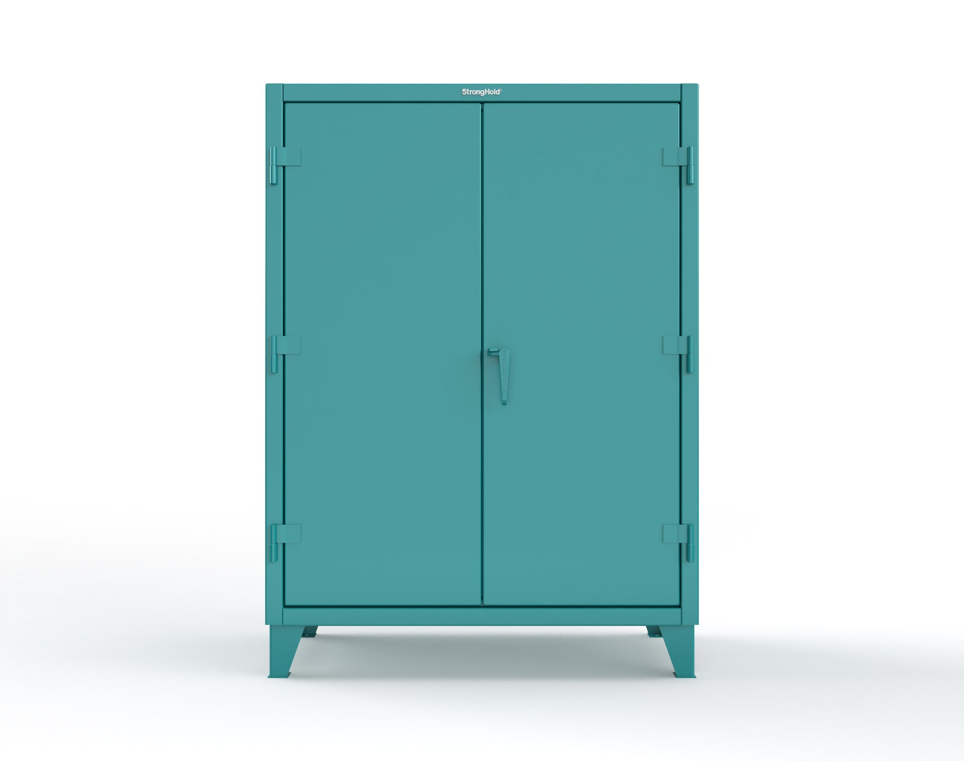 Extreme Duty 12 GA Uniform Cabinet with Hanger Rod, 1 Shelf - 48 In. W x 24 In. D x 66 In. H - 45-WR-241-5021