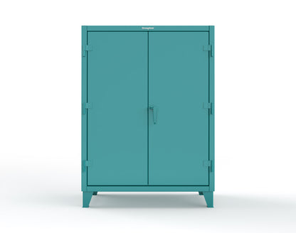 Extreme Duty 12 GA Uniform Cabinet with Hanger Rod, 1 Shelf - 48 In. W x 24 In. D x 66 In. H - 45-WR-241-5021