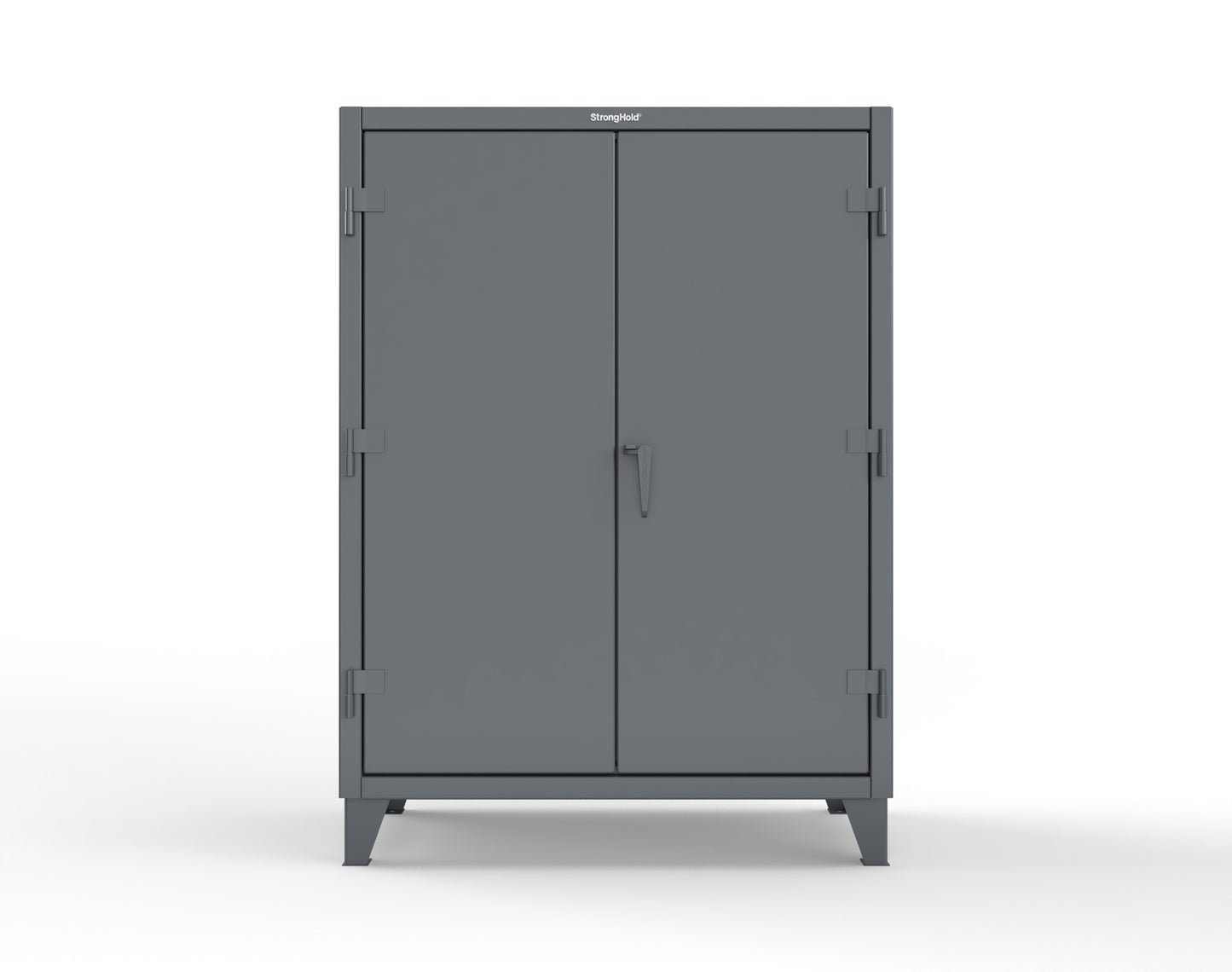 Extreme Duty 12 GA Uniform Cabinet with Hanger Rod, 1 Shelf - 48 In. W x 24 In. D x 66 In. H - 45-WR-241-7024