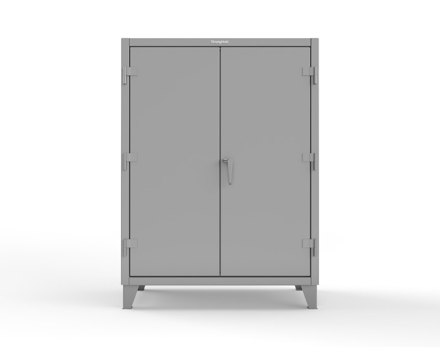 Extreme Duty 12 GA Uniform Cabinet with Hanger Rod, 1 Shelf - 48 In. W x 24 In. D x 66 In. H - 45-WR-241-7037
