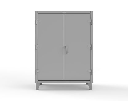 Extreme Duty 12 GA Uniform Cabinet with Hanger Rod, 1 Shelf - 48 In. W x 24 In. D x 66 In. H - 45-WR-241-7037