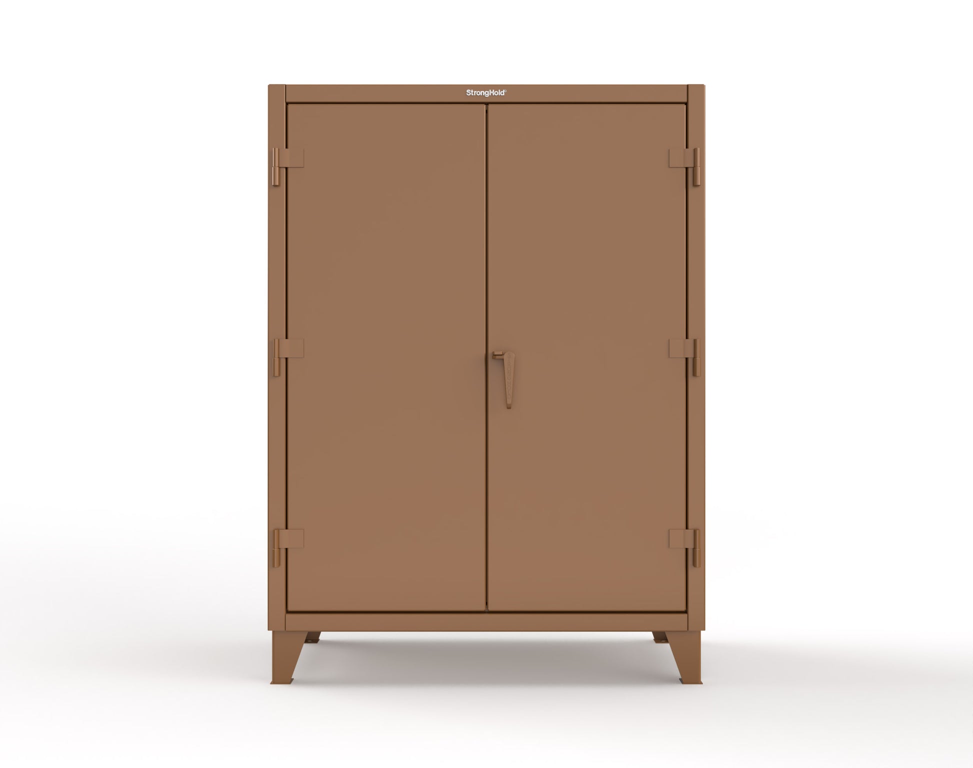 Extreme Duty 12 GA Uniform Cabinet with Hanger Rod, 1 Shelf - 48 In. W x 24 In. D x 66 In. H - 45-WR-241-8008