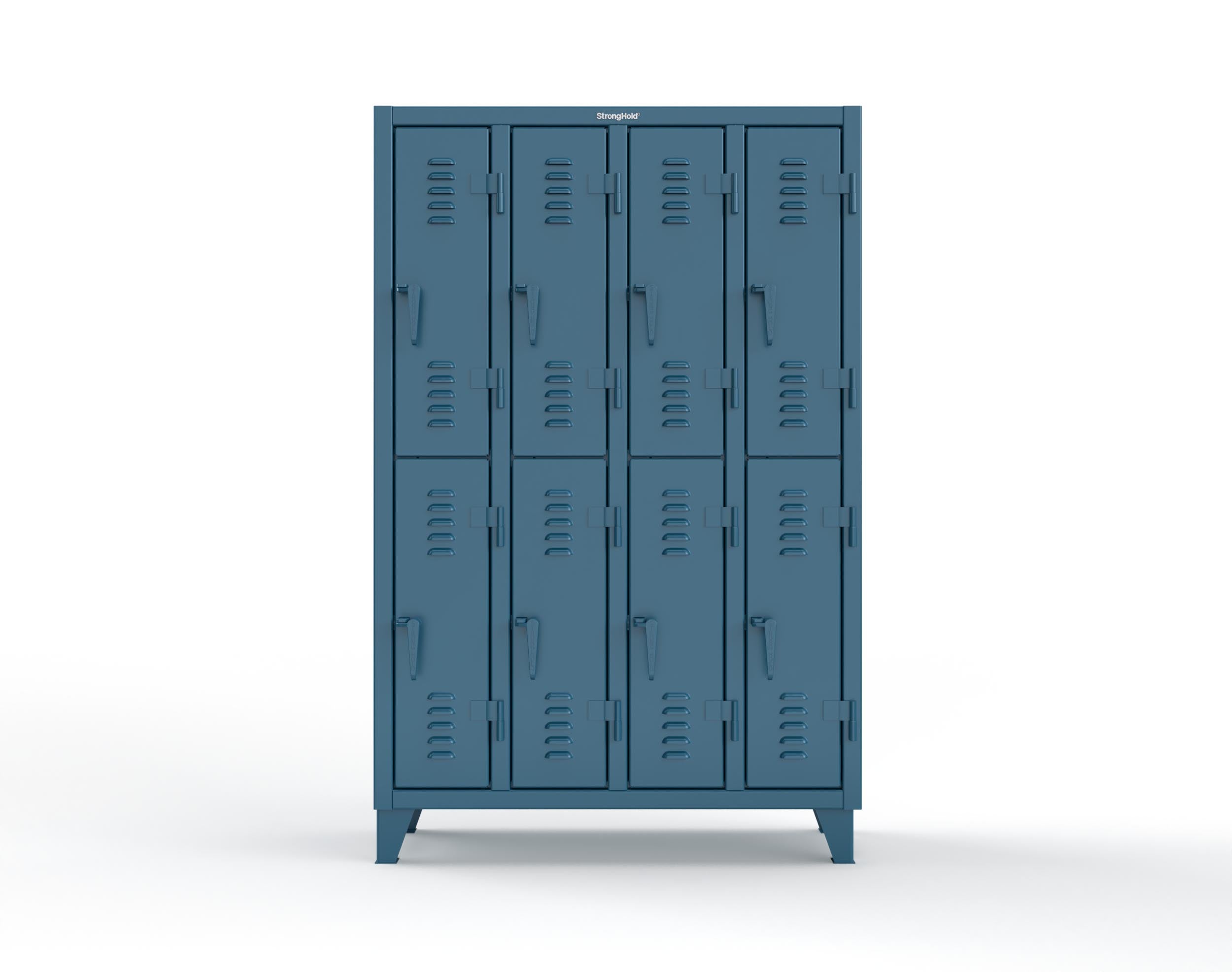 Extreme Duty 12-GA Double-Tier Louvered Door Locker; 8
