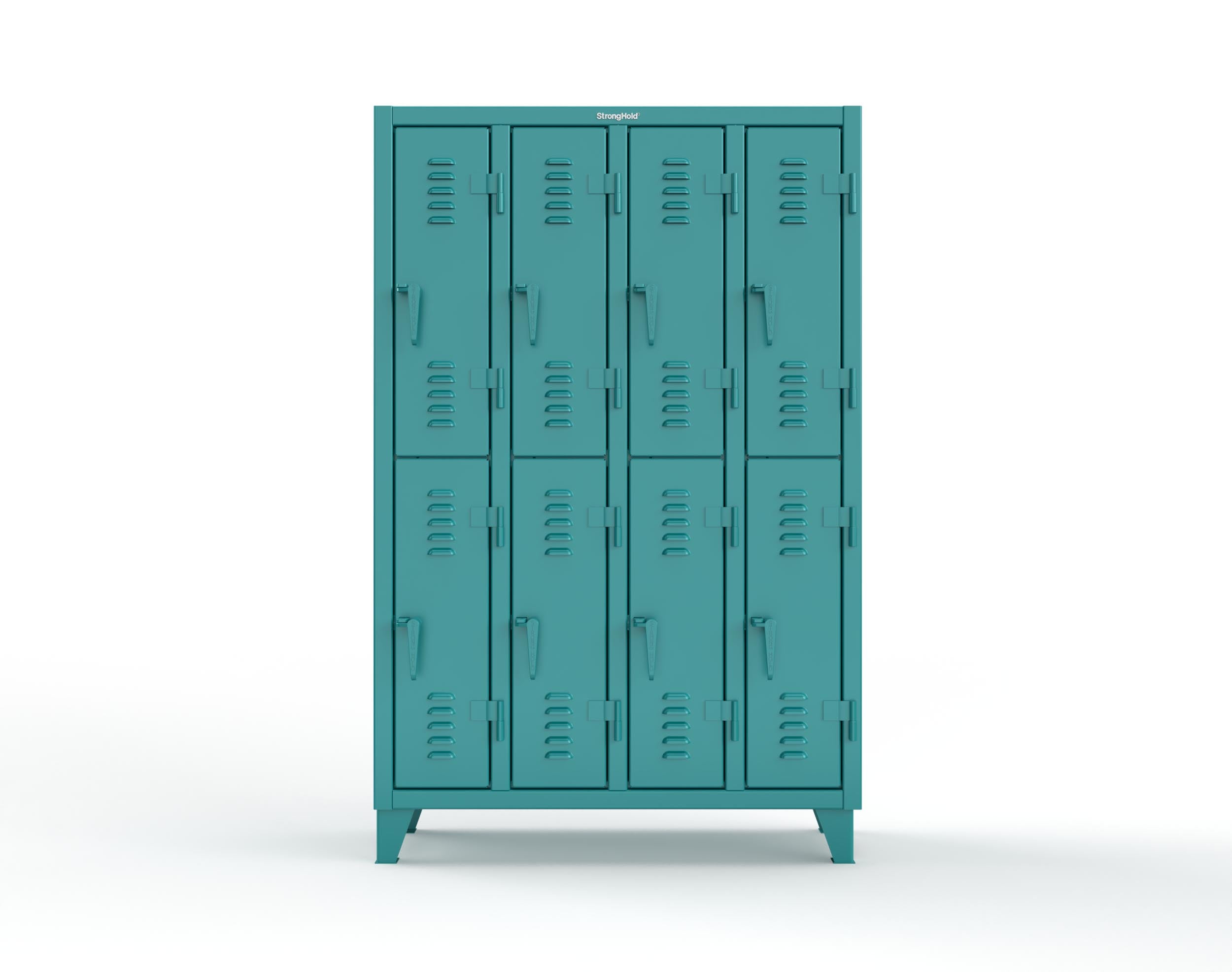 Extreme Duty 12-GA Double-Tier Louvered Door Locker; 8