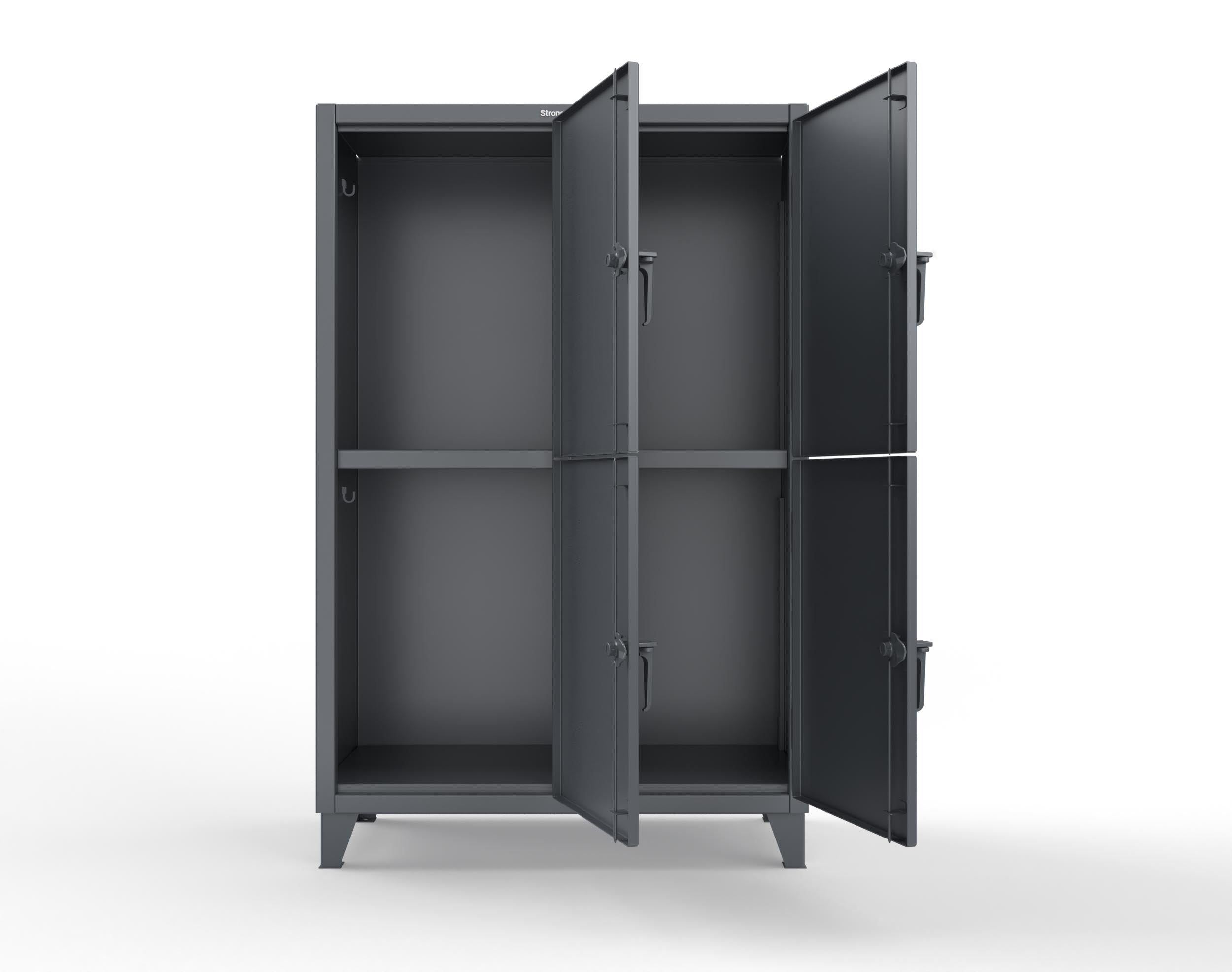 12-GA Double-Tier 4 Compartment Locker | 46-24-2TPL | Strong Hold