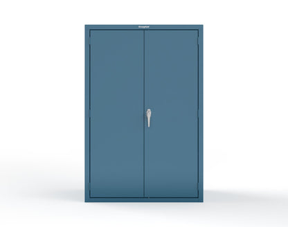 Heavy Duty 18 GA Cabinet with 6 Drawers and 3 Shelves - 48 in. W x 24 in. D x 72 in. H - 46-243-6/5DB-P-5001