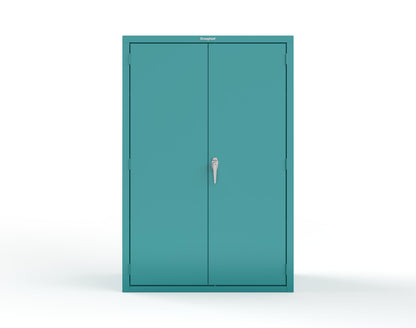 Heavy Duty 18 GA Cabinet with 6 Drawers and 3 Shelves - 48 in. W x 24 in. D x 72 in. H - 46-243-6/5DB-P-5021