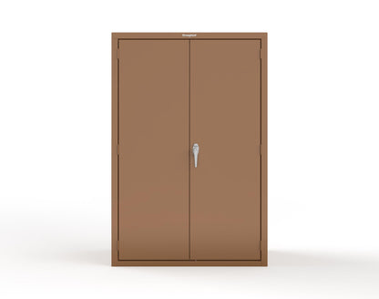 Heavy Duty 18 GA Cabinet with 6 Drawers and 3 Shelves - 48 in. W x 24 in. D x 72 in. H - 46-243-6/5DB-P-8008