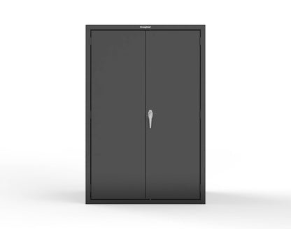 Heavy Duty 18 GA Cabinet with 6 Drawers and 3 Shelves - 48 in. W x 24 in. D x 72 in. H - 46-243-6/5DB-P-9005
