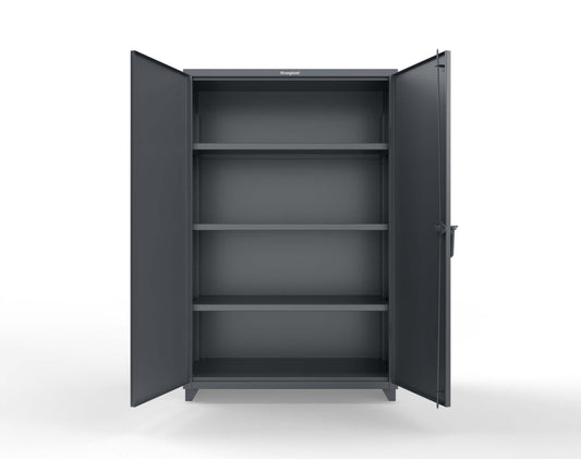 Extra Heavy Duty 14 GA Cabinet with 3 Shelves – 48 In. W x 24 In. D x 75 In. H - 46-243-L-7024