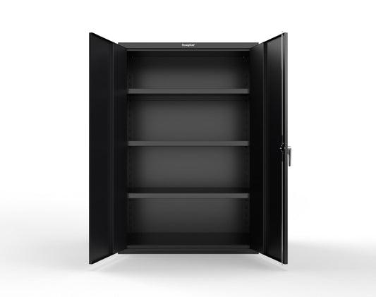 Heavy Duty 18 GA Cabinet with 3 Shelves - 48 in. W x 24 in. D x 72 in. H - 46-243-P-9005