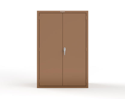 Heavy Duty 18 GA Cabinet with 3 Shelves - 48 in. W x 24 in. D x 72 in. H - 46-243-P-8008