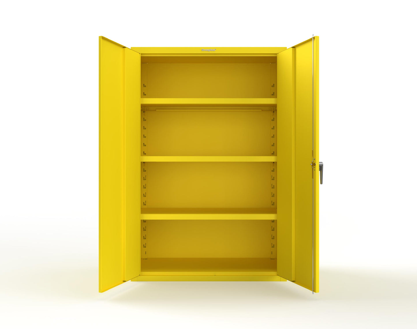 Heavy Duty 18 GA Cabinet with 3 Shelves - 48 in. W x 24 in. D x 72 in. H - 46-243-P-1021