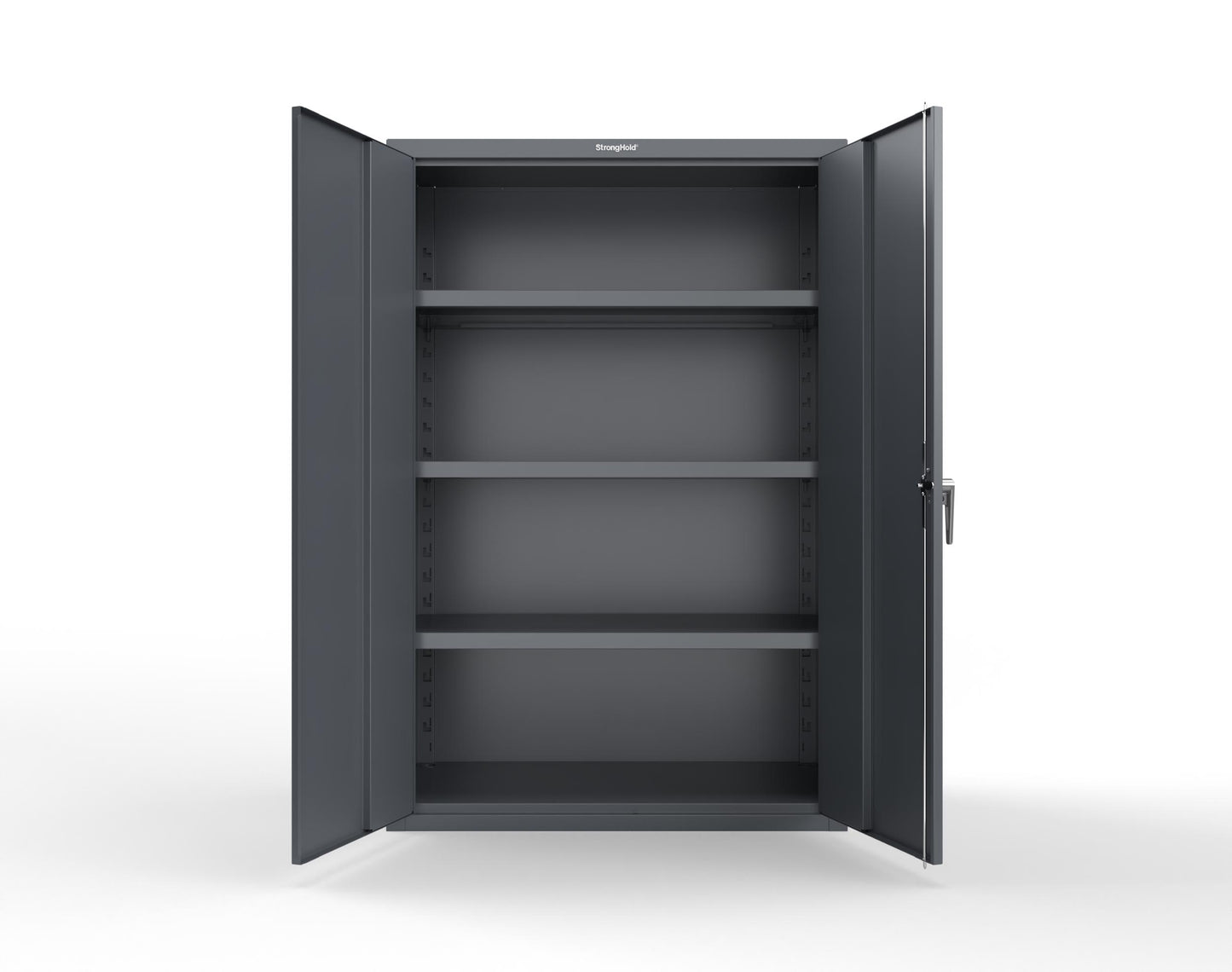 Heavy Duty 18 GA Cabinet with 3 Shelves - 48 in. W x 24 in. D x 72 in. H - 46-243-P-7024