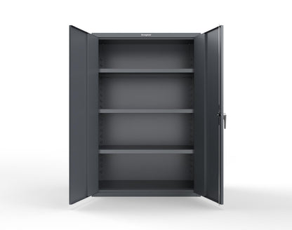Heavy Duty 18 GA Cabinet with 3 Shelves - 48 in. W x 24 in. D x 72 in. H - 46-243-P-7024