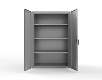 Heavy Duty 18 GA Cabinet with 3 Shelves - 48 in. W x 24 in. D x 72 in. H - 46-243-P-7037