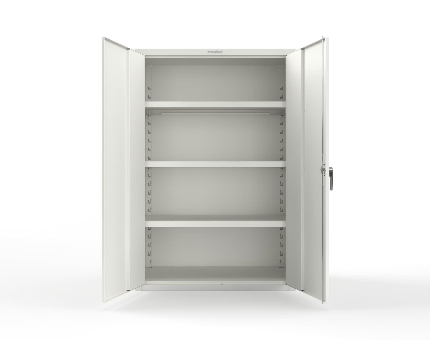 Heavy Duty 18 GA Cabinet with 3 Shelves - 48 in. W x 24 in. D x 72 in. H - 46-243-P-9003