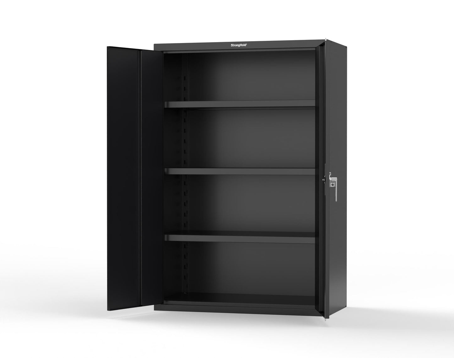 Heavy Duty 18 GA Cabinet with 3 Shelves - 48 in. W x 24 in. D x 72 in. H - 46-243-P-9005