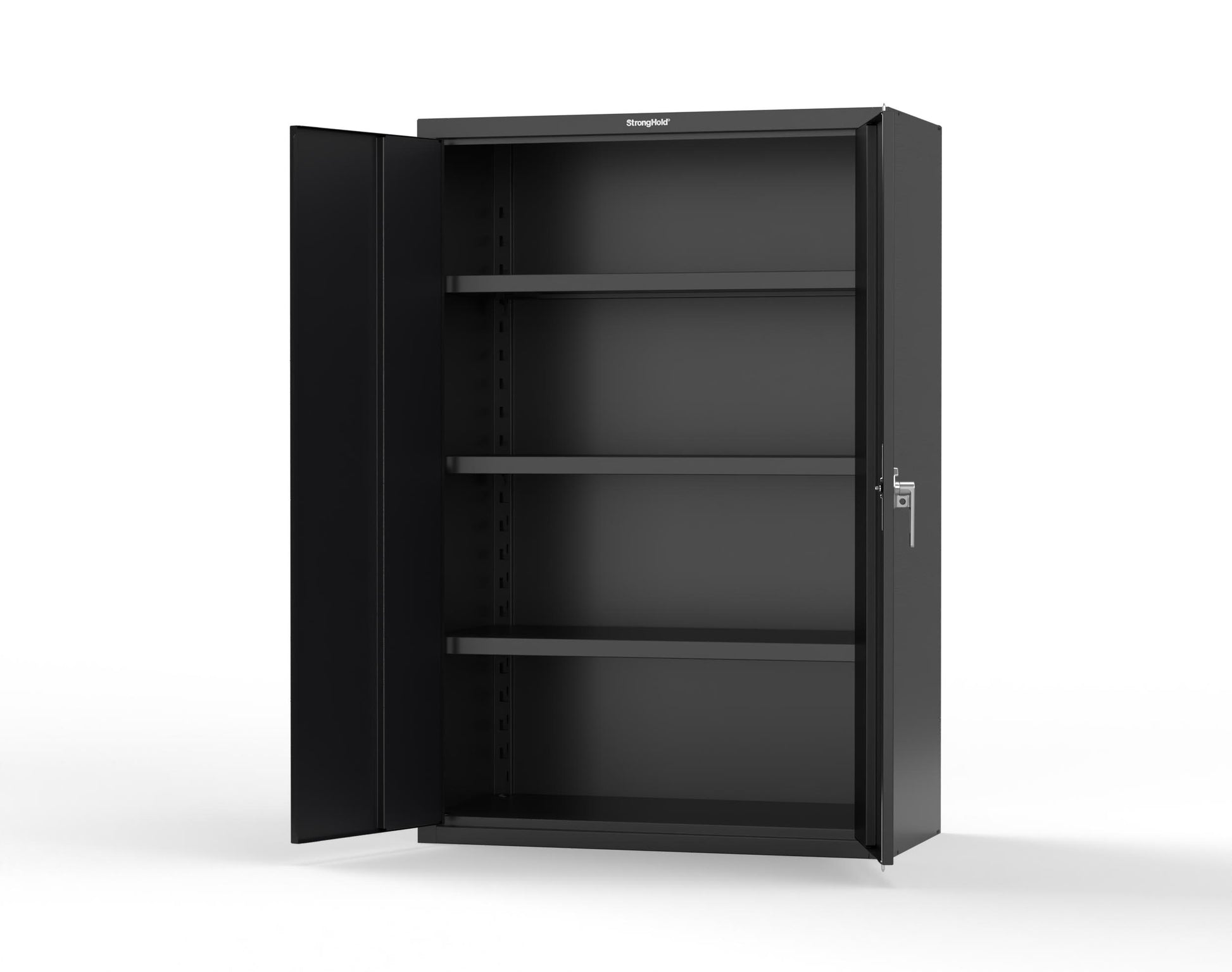 Heavy Duty 18 GA Cabinet with 3 Shelves - 48 in. W x 24 in. D x 72 in. H - 46-243-P-9005