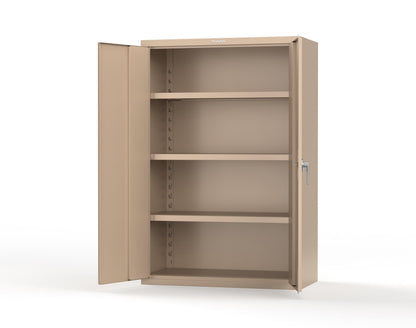 Heavy Duty 18 GA Cabinet with 3 Shelves - 48 in. W x 24 in. D x 72 in. H - 46-243-P-1019