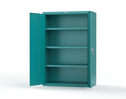 Heavy Duty 18 GA Cabinet with 3 Shelves - 48 in. W x 24 in. D x 72 in. H - 46-243-P-5021