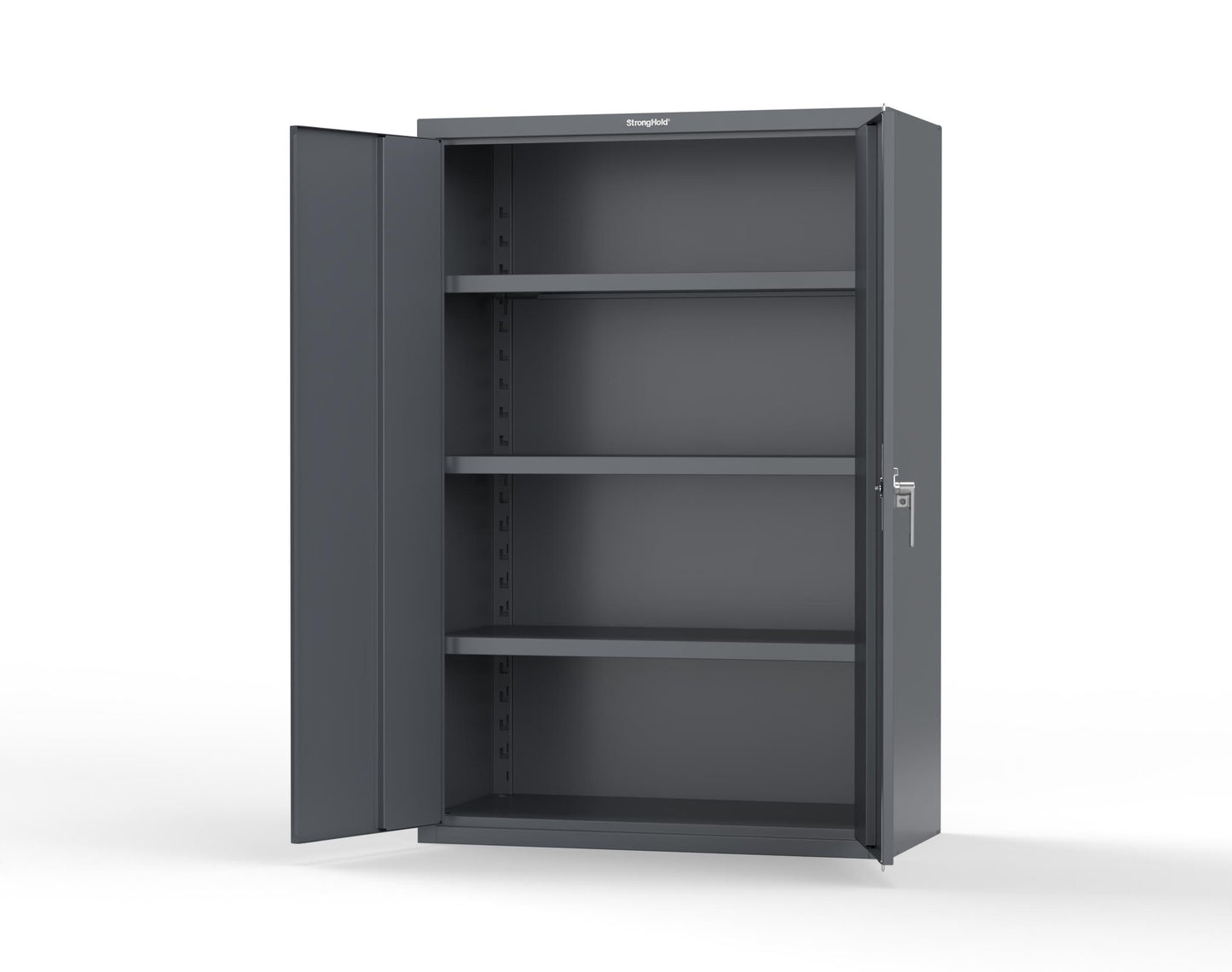 Heavy Duty 18 GA Cabinet with 3 Shelves - 48 in. W x 24 in. D x 72 in. H - 46-243-P-7024