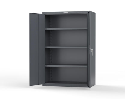 Heavy Duty 18 GA Cabinet with 3 Shelves - 48 in. W x 24 in. D x 72 in. H - 46-243-P-7024