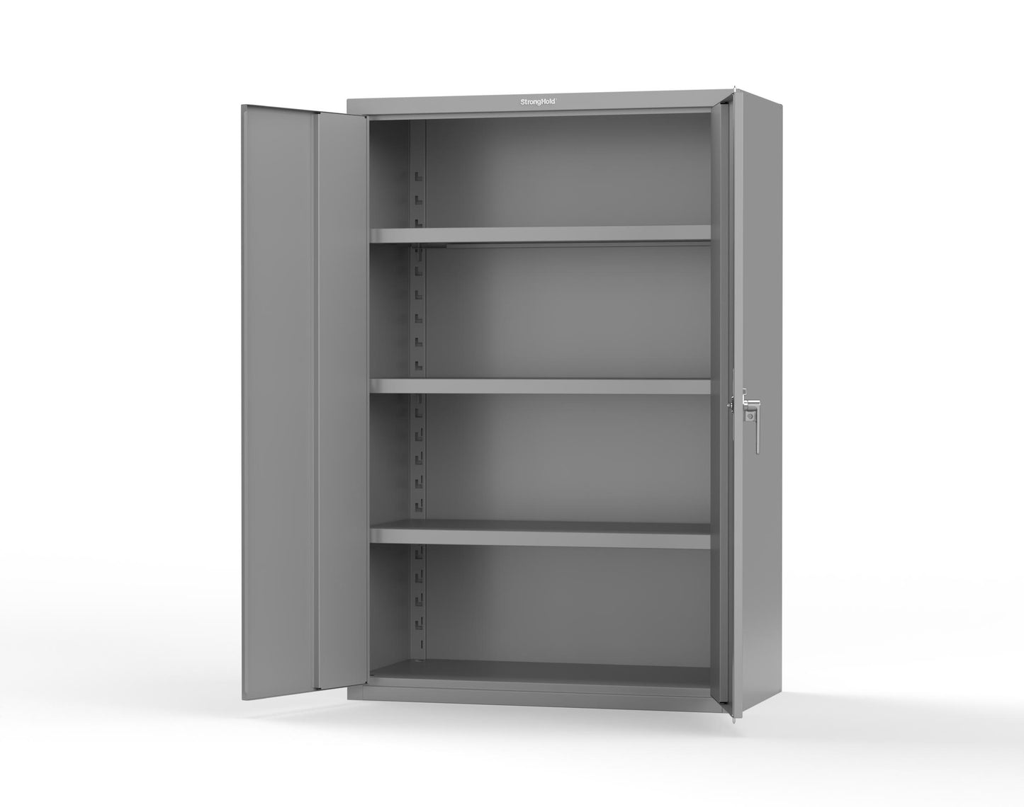 Heavy Duty 18 GA Cabinet with 3 Shelves - 48 in. W x 24 in. D x 72 in. H - 46-243-P-7037