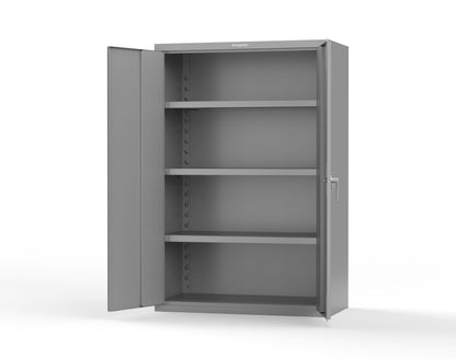 Heavy Duty 18 GA Cabinet with 3 Shelves - 48 in. W x 24 in. D x 72 in. H - 46-243-P-7037