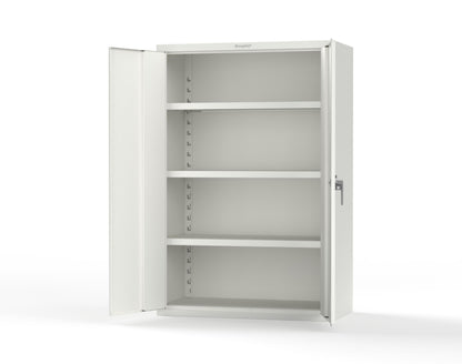 Heavy Duty 18 GA Cabinet with 3 Shelves - 48 in. W x 24 in. D x 72 in. H - 46-243-P-9003