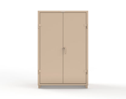 Extra Heavy Duty 14 GA Cabinet with 6 Half-Width Drawers, 4 Shelves | 48 In. W x 24 In. D x 75 In. H - 46-244-6/5DB-L-1019