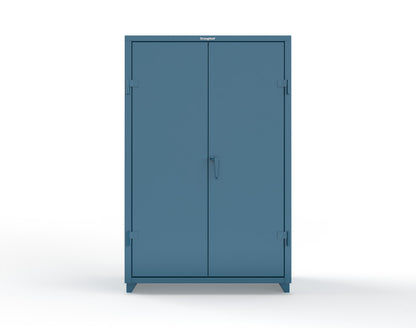 Extra Heavy Duty 14 GA Cabinet with 6 Half-Width Drawers, 4 Shelves | 48 In. W x 24 In. D x 75 In. H - 46-244-6/5DB-L-5001