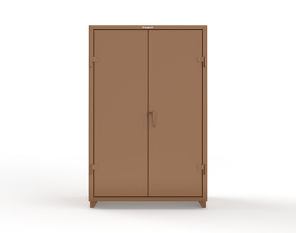 Extra Heavy Duty 14 GA Cabinet with 6 Half-Width Drawers, 4 Shelves | 48 In. W x 24 In. D x 75 In. H - 46-244-6/5DB-L-8008