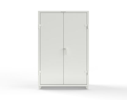 Extra Heavy Duty 14 GA Cabinet with 6 Half-Width Drawers, 4 Shelves | 48 In. W x 24 In. D x 75 In. H - 46-244-6/5DB-L-9003