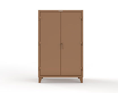 Extreme Duty 12 GA Cabinet with 6 Half-Width Drawers, 4 Shelves | 48 In. W x 24 In. D x 78 In. H - 46-244-6/5DB-8008