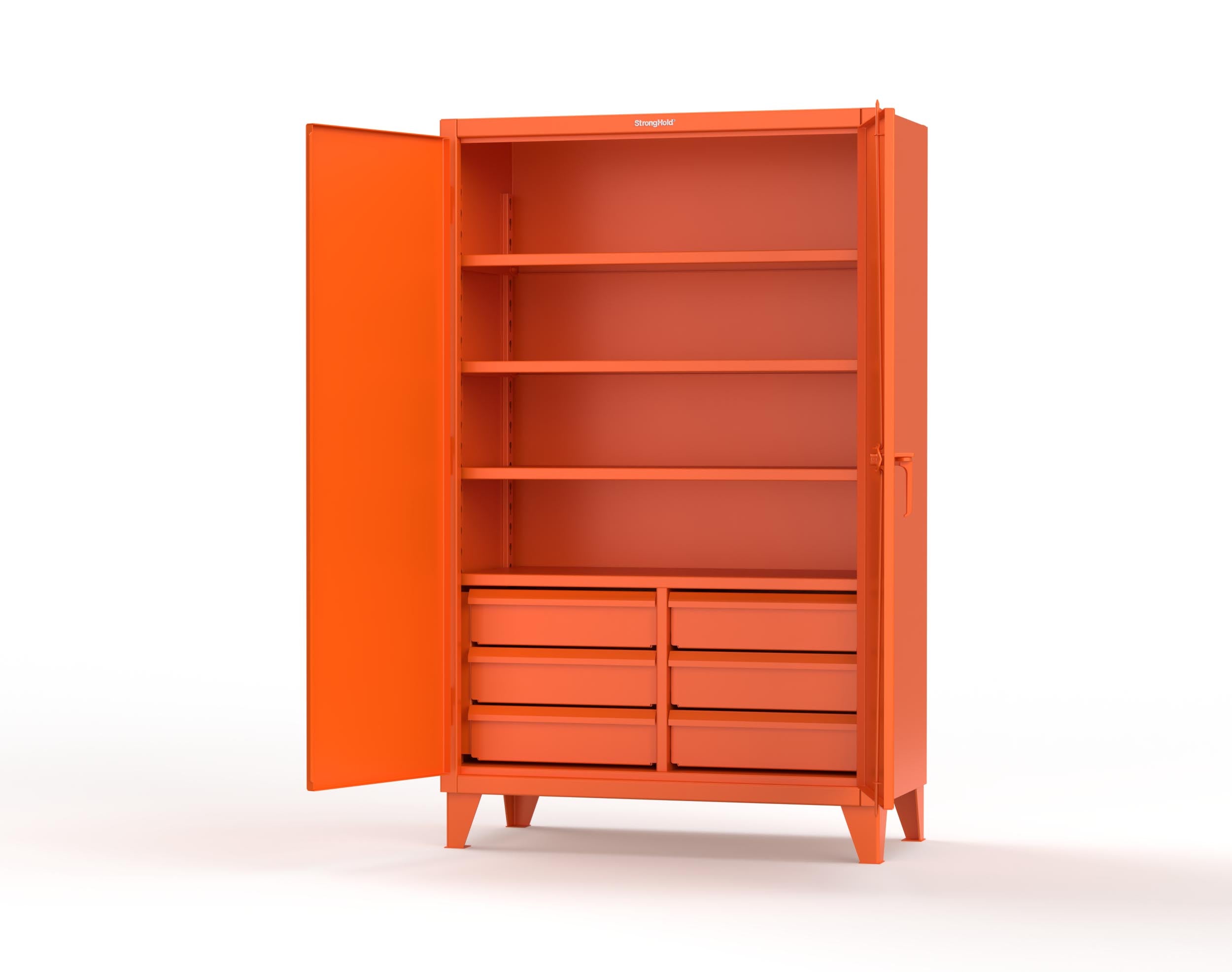 12GA Cabinet, 6 Half-Width Drawers, 4 Shelves | 48 In. W x 24 In