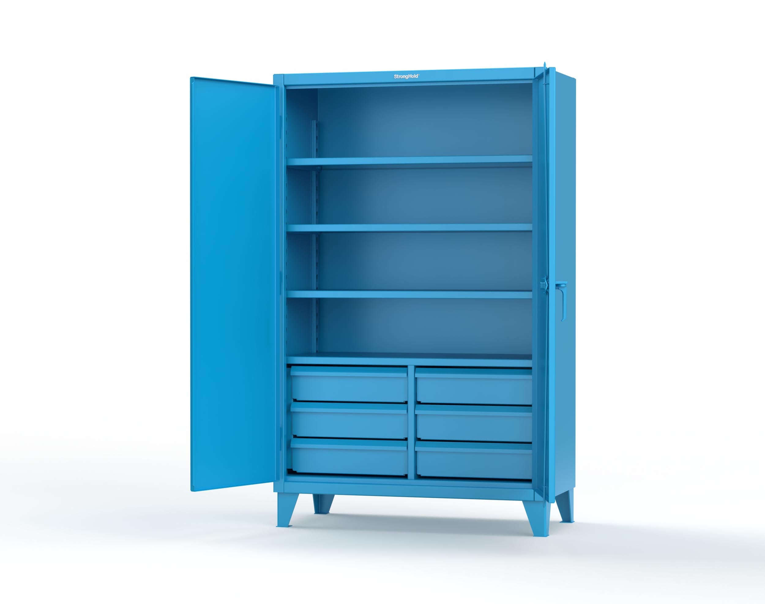 アントステラ　シェルフ 12GA Cabinet, 6 Half-Width Drawers, 4 Shelves | 48 In. W x 24 In