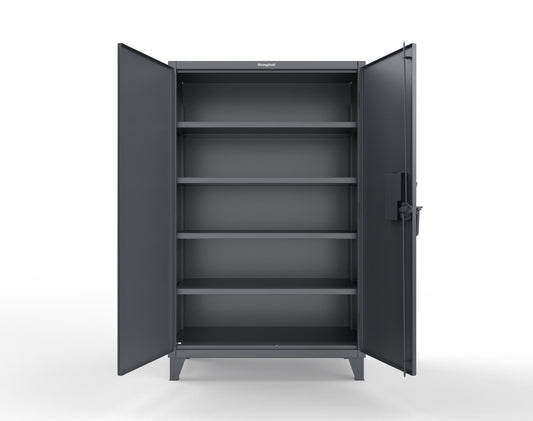 Extreme Duty 12 GA Cabinet with 4 Shelves Secured by Electronic Lock with Digital Screen - 48 In. W x 24 In. D x 78 In. H - 46-244-AT-7024