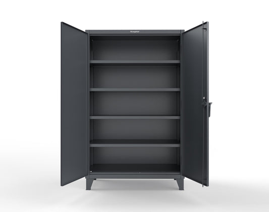 Extreme Duty 12 GA Cabinet with 4 Shelves Secured by Keyless Entry Lock - 48 In. W x 24 In. D x 78 In. H - 46-244-EK-7024