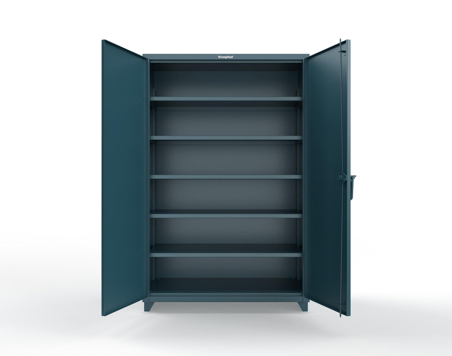 Extra Heavy Duty 14 GA Cabinet with 5 Shelves - 48 In. W x 24 In. D x 75 In. H - 46-245-L-5001