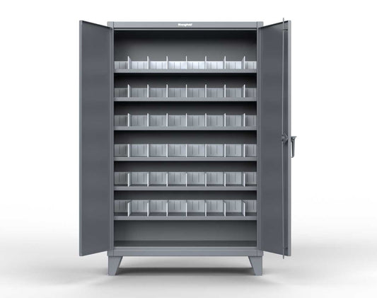 Extreme Duty 12 GA Cabinet with 6 Shelves, Shelf Dividers - 36 In. W x 24 In. D x 78 In. H