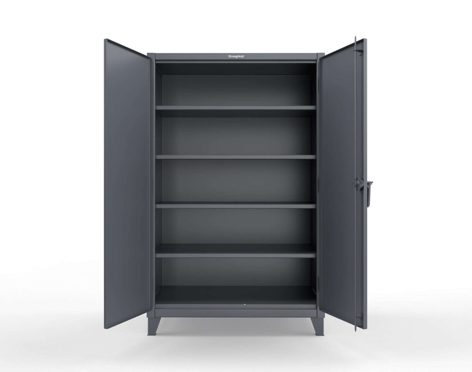 Extreme Duty 12 GA Cabinet with 4 Deep Shelves - 48 In. W x 30 In. D x 78 In. H - 46-304-7024