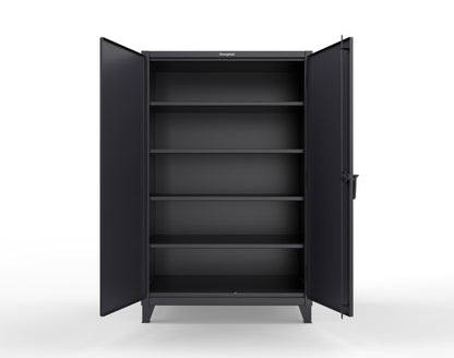 Extreme Duty 12 GA Cabinet with 4 Deep Shelves - 48 In. W x 30 In. D x 78 In. H - 46-304-9005