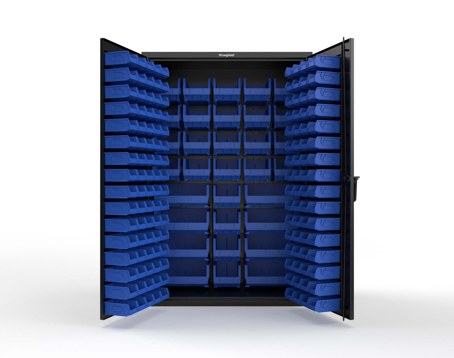 Black (RAL 9005) / Blue (RAL 5001)