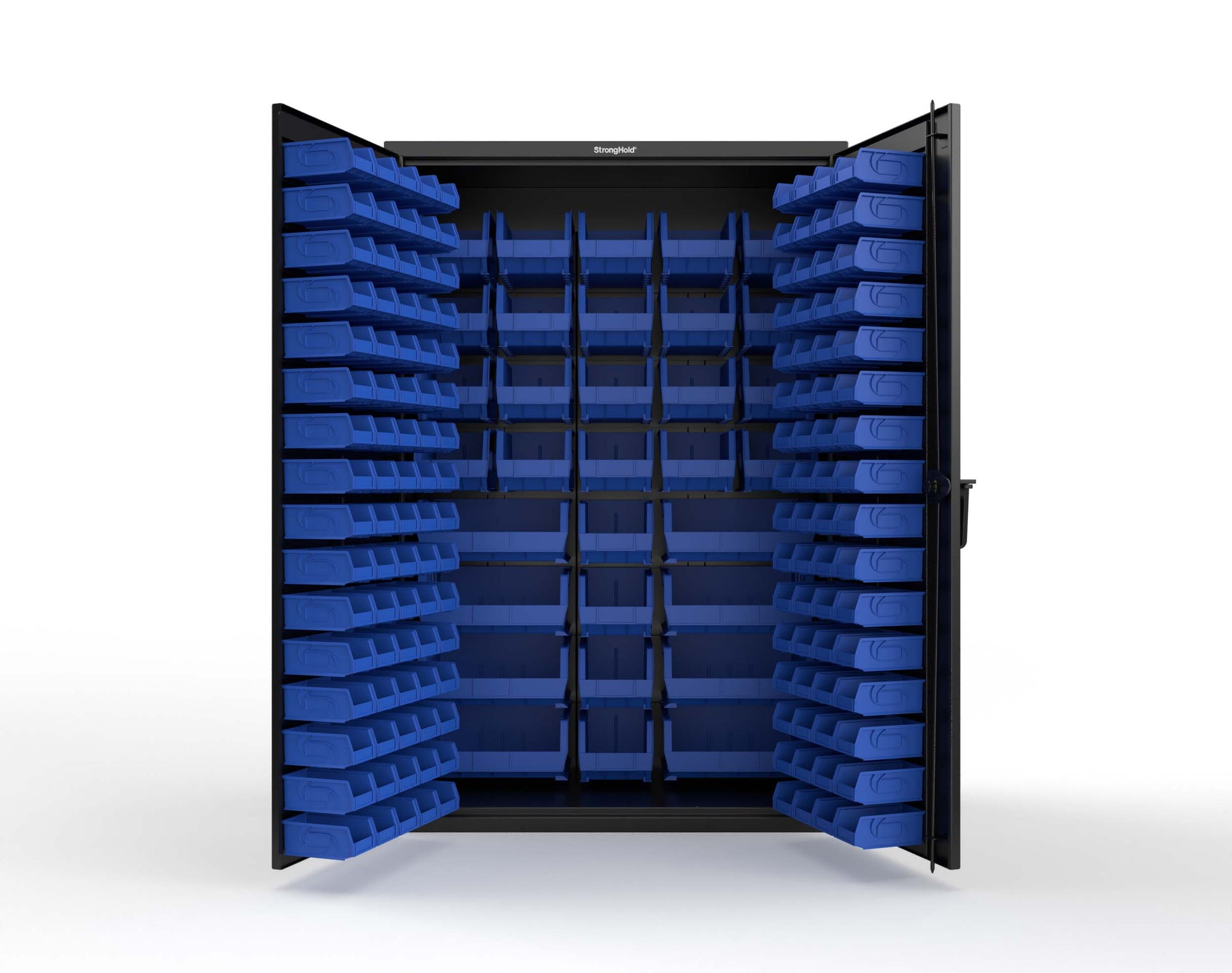 Black (RAL 9005) / Blue (RAL 5001)