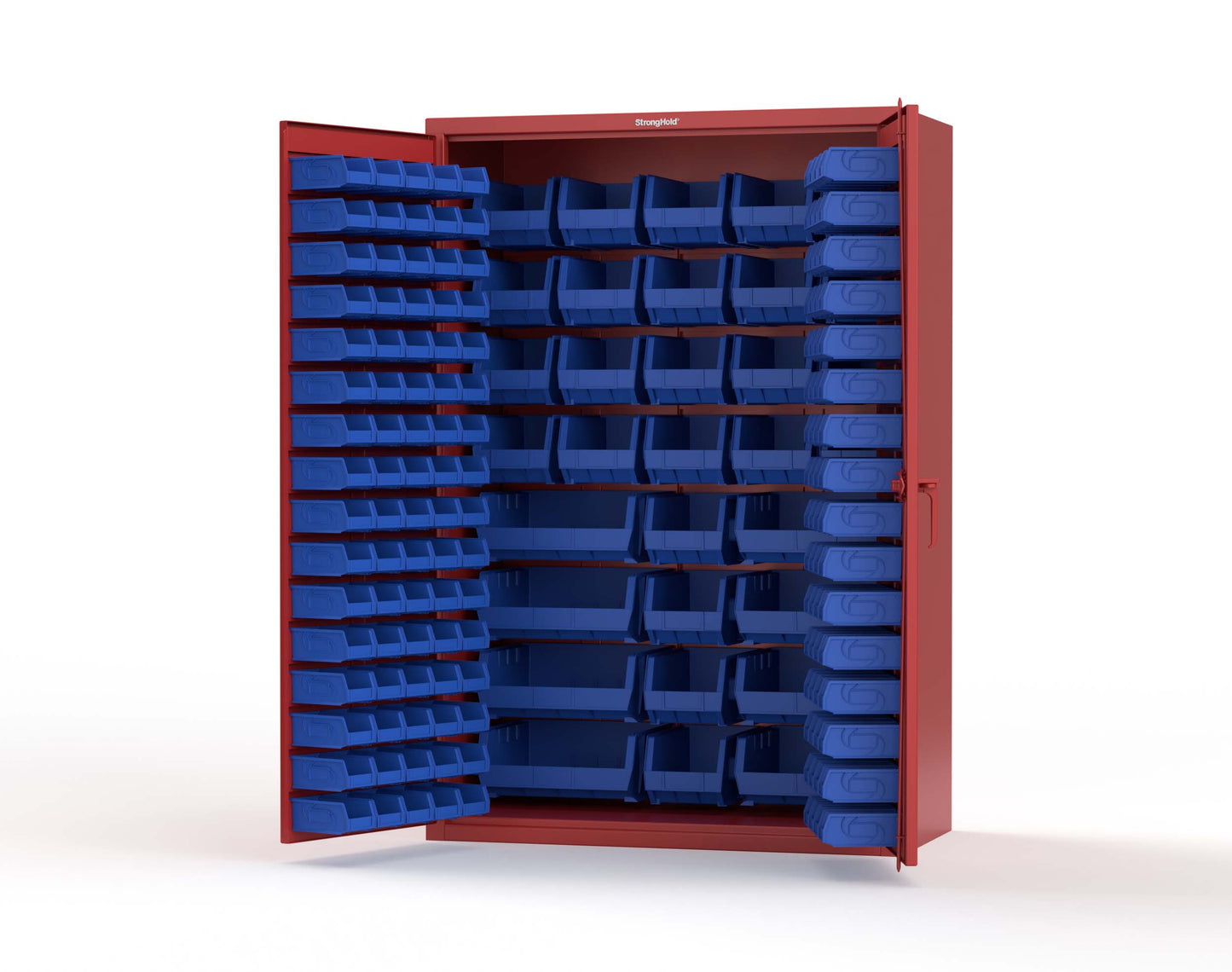 Red (RAL 3001) / Blue (RAL 5001)