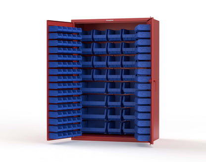 Red (RAL 3001) / Blue (RAL 5001)