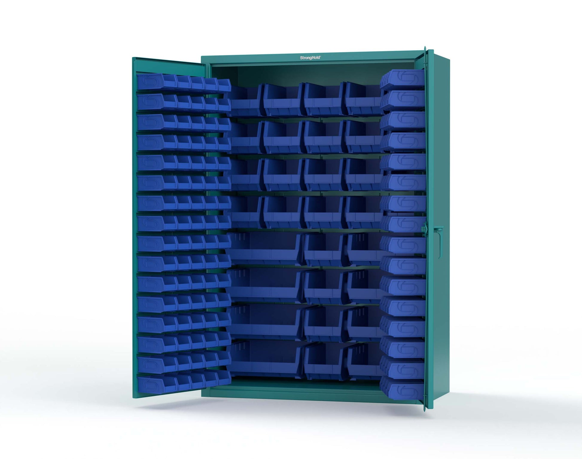 Teal (RAL 5021) / Blue (RAL 5001)