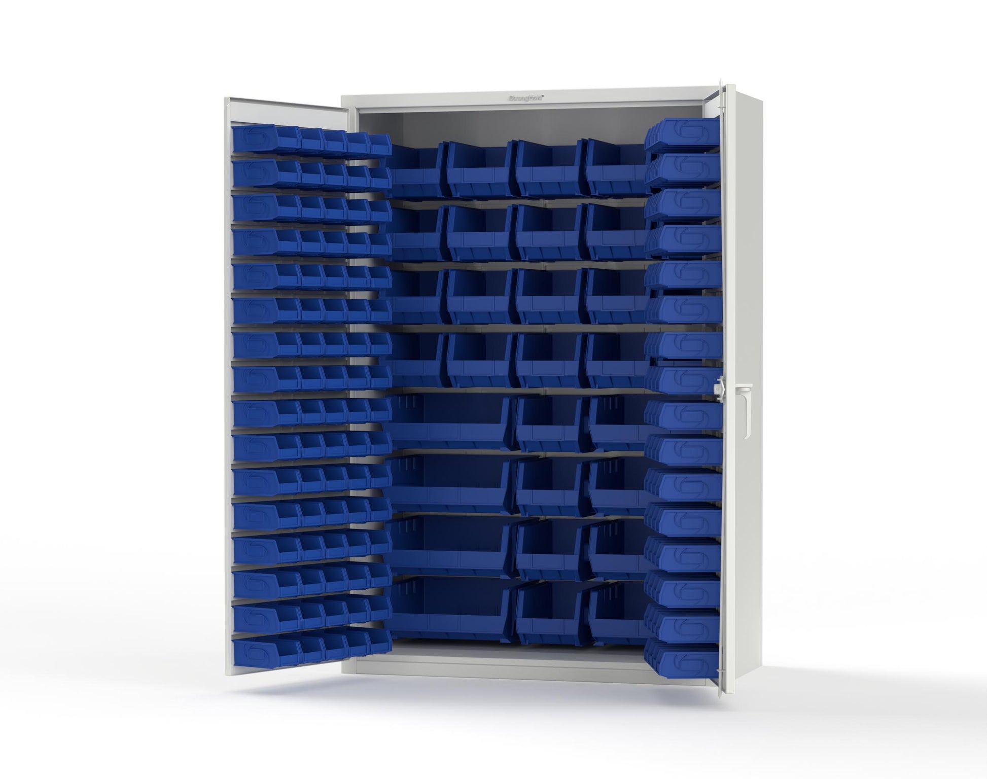 White (RAL 9003) / Blue (RAL 5001)